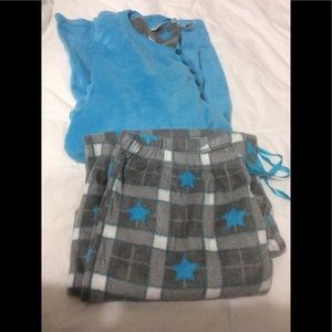 Plaid & stars pajama set Size 0X
